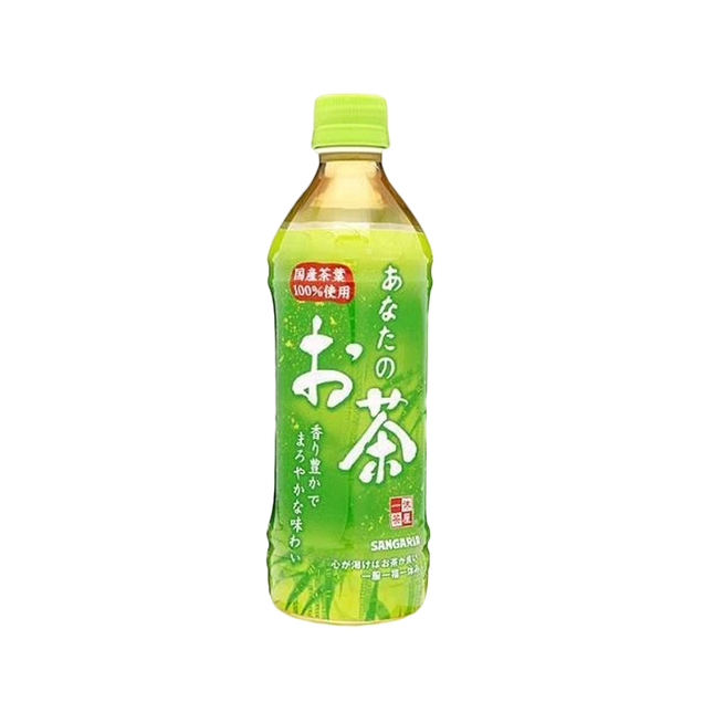 SANGARIA Green Tea Sugar Free 500ml (Case 24)