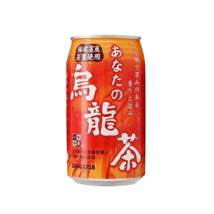 SANGARIA Oolong Tea Sugar Free Can 340g (Case 24)