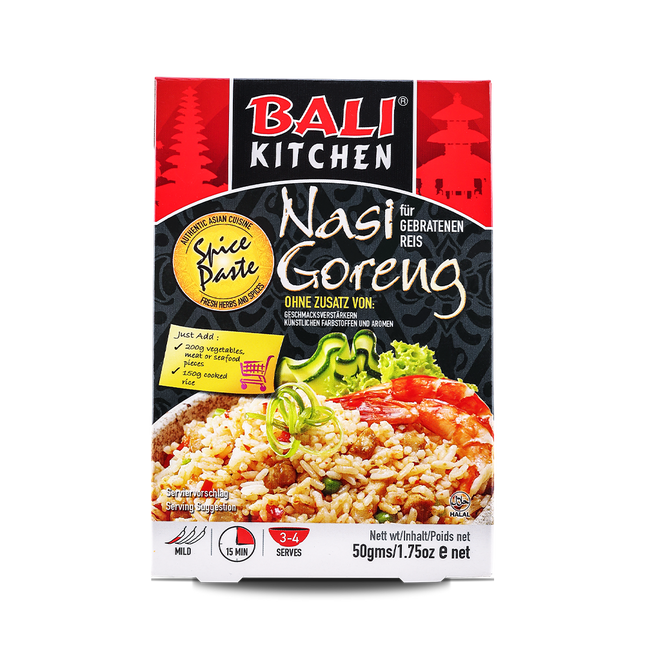 Bali Kitchen Nasi Goreng (Fried Rice) Spice Paste 50g (Case 90)