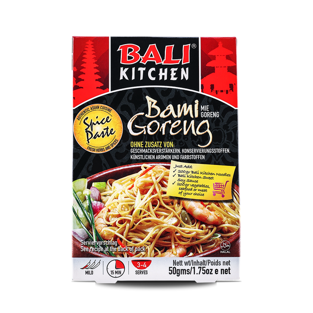 Bali Kitchen Mie Goreng (Fried Noodle) Spice Paste 50g (Case 90)