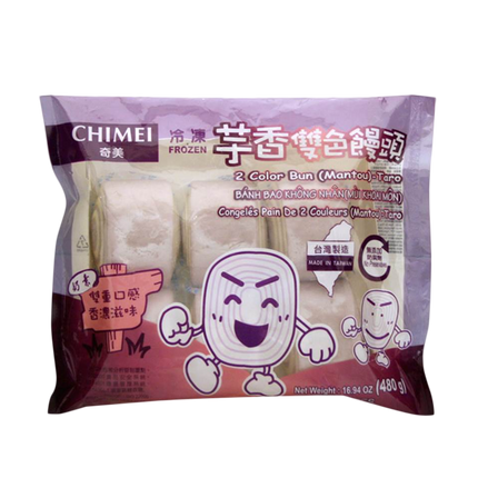 CHIMEI 2-Color Mantou Taro 480g (Case 10)