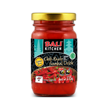 Bali Kitchen Sambal Oelek 115g (Case 24)