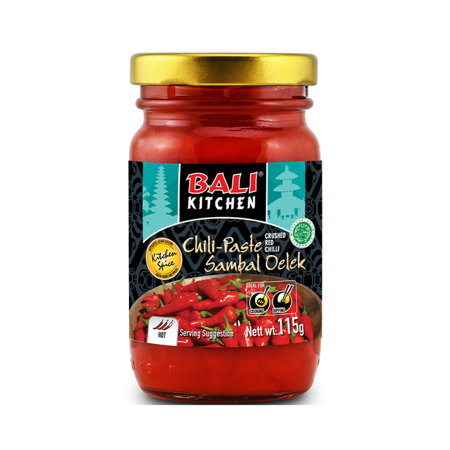 Bali Kitchen Sambal Oelek 115g (Case 24)