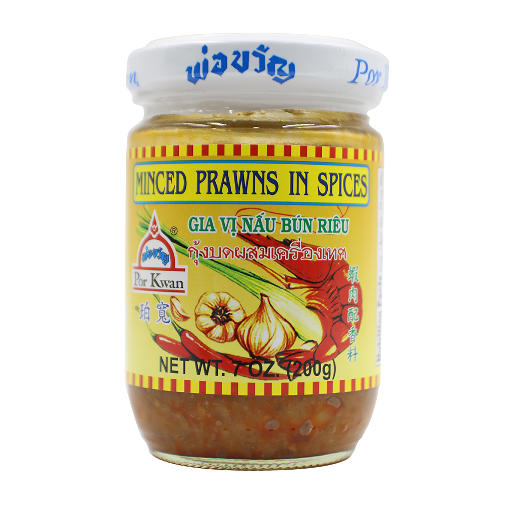 POR KWAN Minced Prawn In Spices 200g (Case 24)