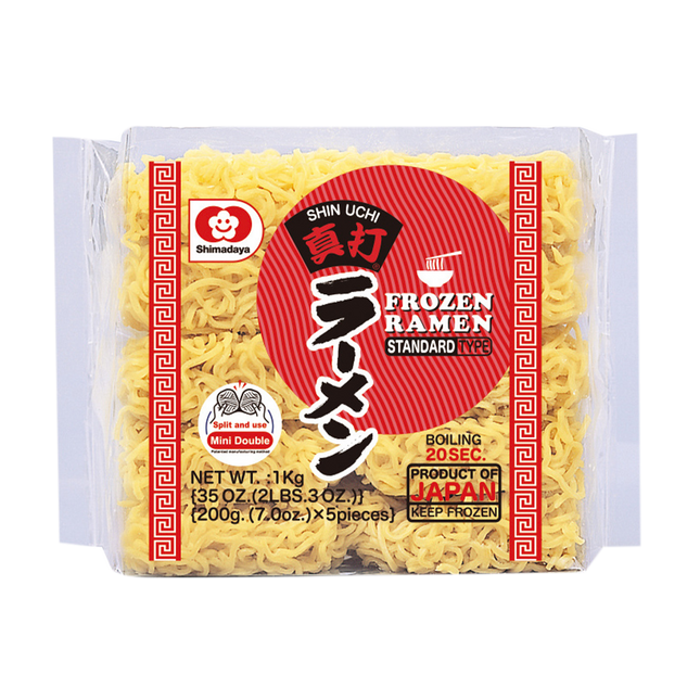 SHIMADAYA Frozen Ramen Regular (5pcs) 1Kg (Case 8)