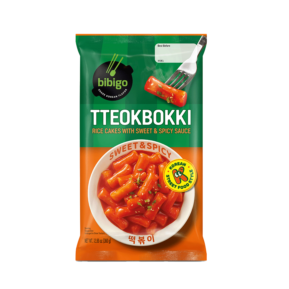 CJ BIBIGO Tokpokki Pouch Sweet & Spicy 360g (Case 12)