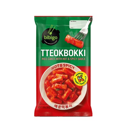 CJ BIBIGO Tokpokki Pouch Hot & Spicy 360g (Case 12)