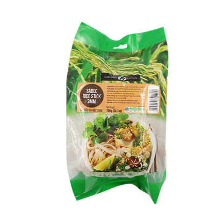 Golden Lotus Rice Stick 3mm 700g (Case 15)