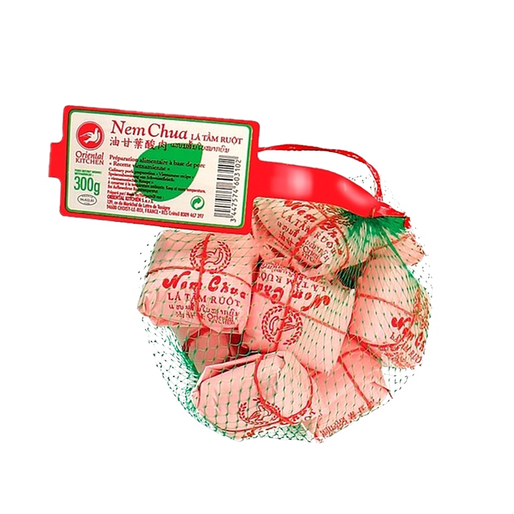 ORIENTAL KITCHEN Frozen Pork Based Dish Leaf (Nem Chua) 300g (Case 30)