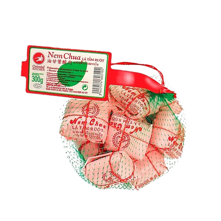 ORIENTAL KITCHEN Frozen Pork Based Dish Leaf (Nem Chua) 300g (Case 30)