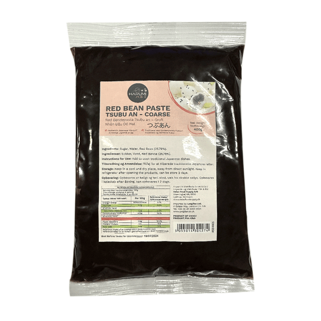 HARUMI Red Bean Paste Tsubu An - Coarse 400g (Case 30)