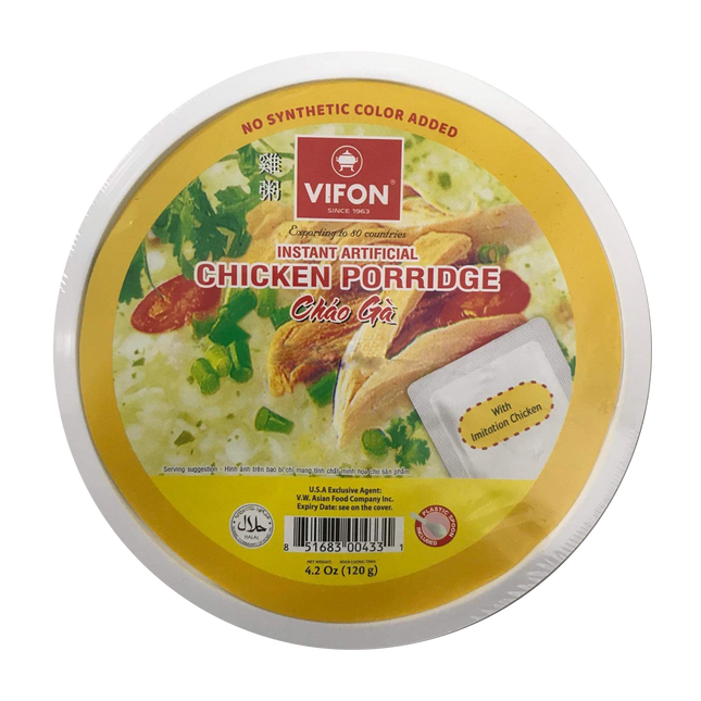 Vifon Instant Artifical Chicken Porridge 120gr (Case 36)